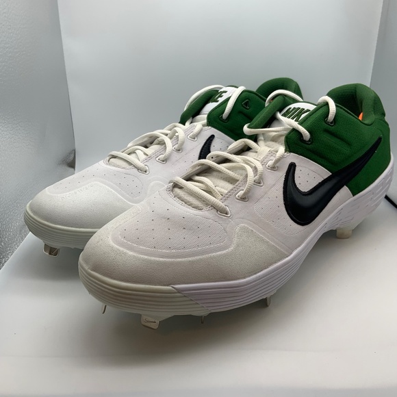 Nike Air Zoom Dragon Low Men\'s Metal Baseball Cleats White/Green Size 15 main image 16